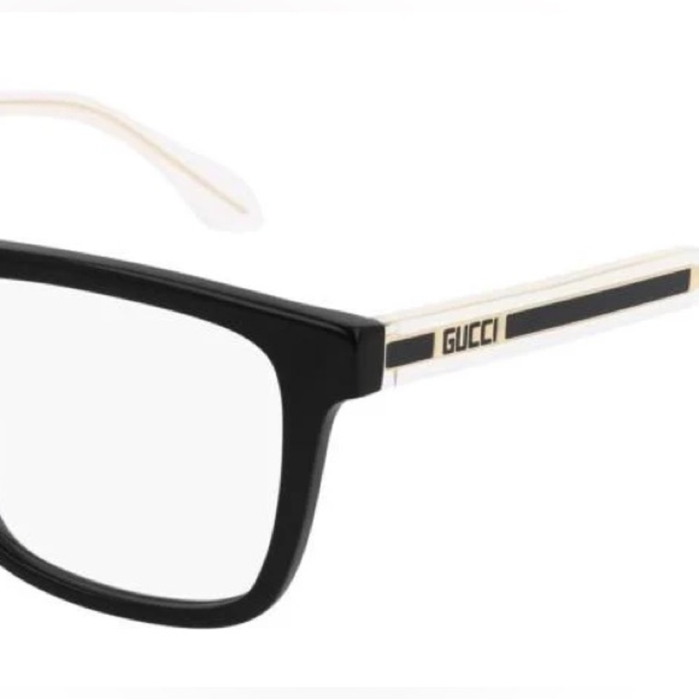 Gucci GG0560ON Square Eyeglasses 55mm Black Crystal Designer Optical Frames - Picture 3 of 16